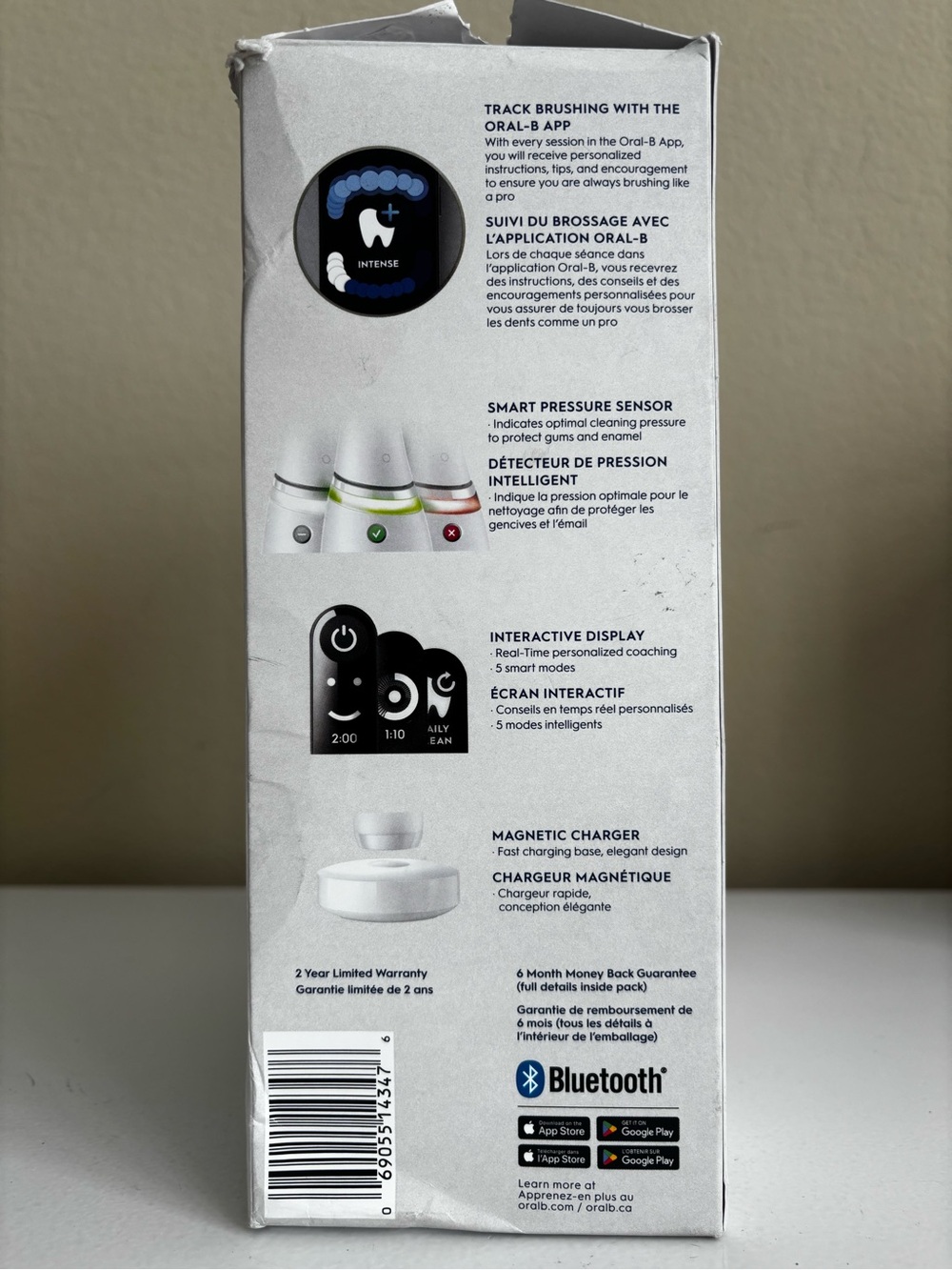 Oral-B iO Series 7L Deep Clean Rechargeable Toothbrush White - New - Open Box - Picture 4 of 12